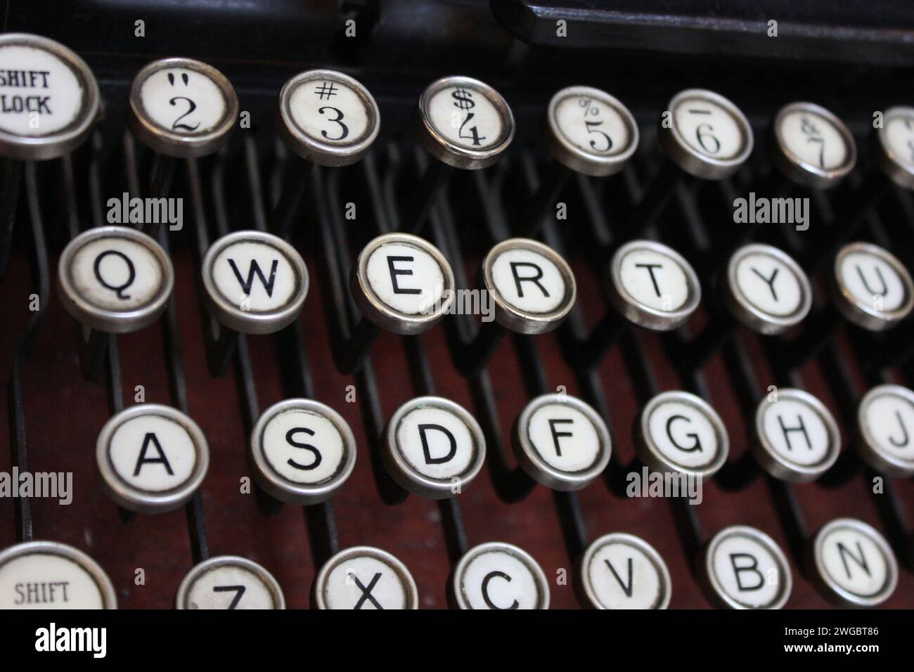 old fashioned typewriter Stock Photo - Alamy