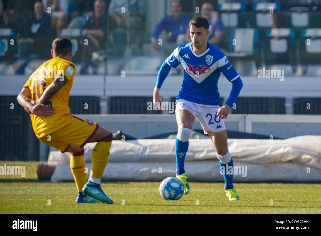 Brescia, Italy. 3 Feb, 2024. Massimo Bertagnoli, during Brescia Calcio vs AS Cittadella , Serie B, at Rigamonti Stadium. Credit: Alessio Morgese/Alessio Morgese / Emage / Alamy live news Stock Photo