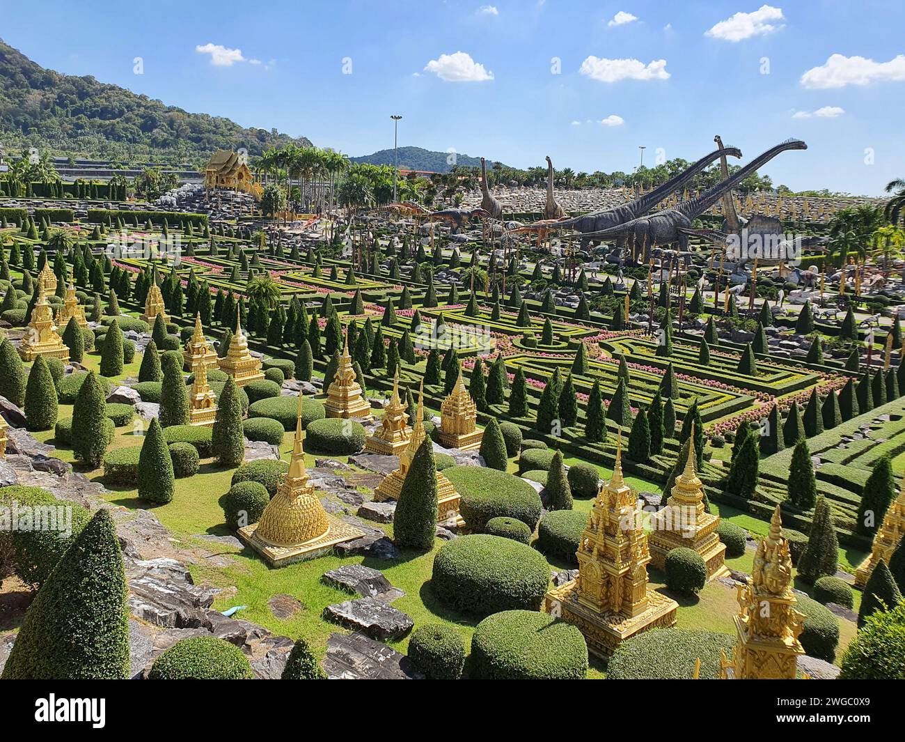 Pattaya, Thailand - December 10, 2023: Nong Nooch Tropical Botanical ...