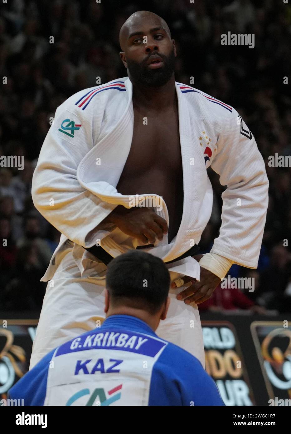 Teddy Riner Of France During The Paris Grand Slam 2024, IJF Judo event ...
