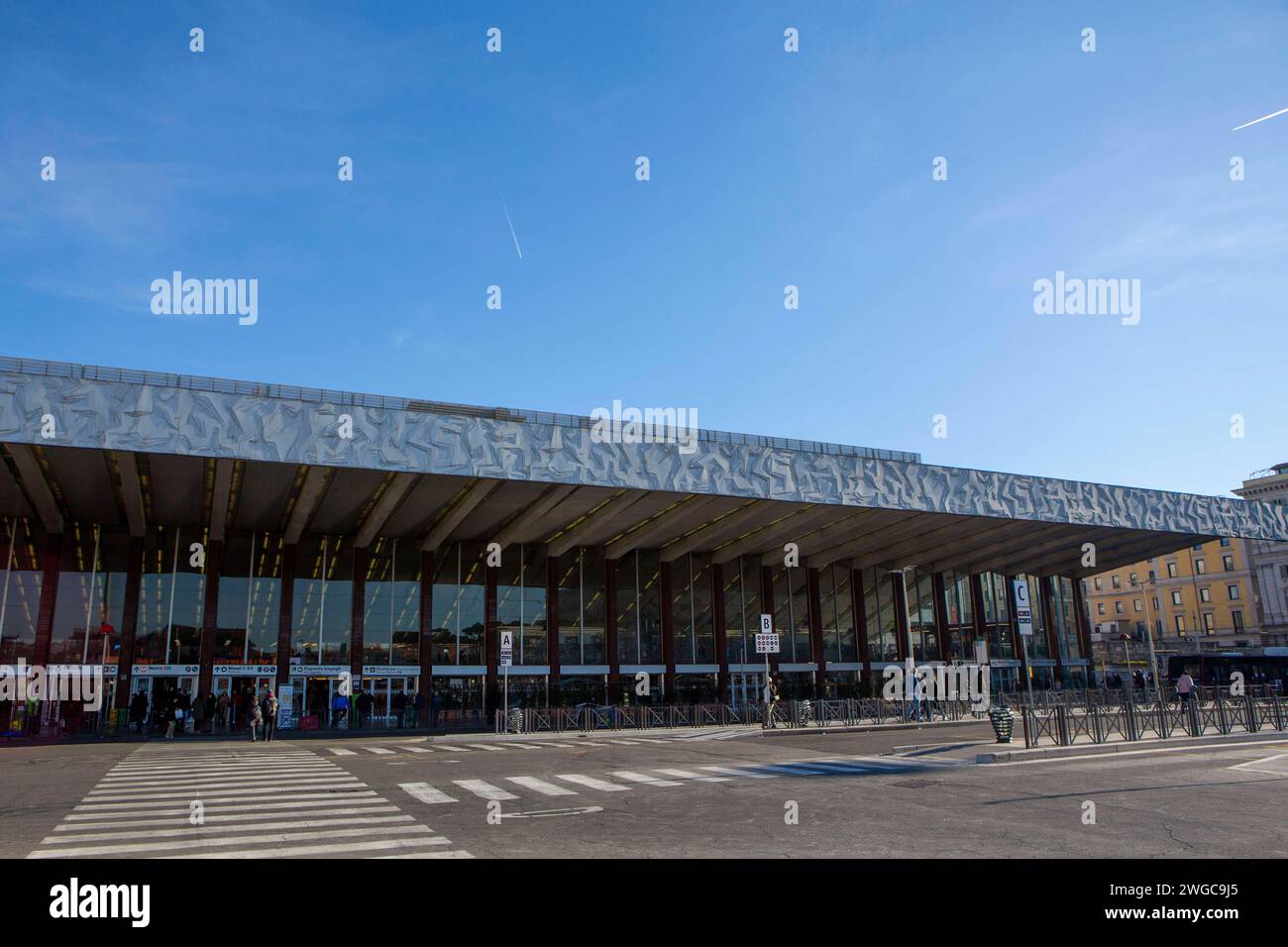 Der Bahnhof Roma Termini ist der Hauptbahnhof in Rom. Es handelt sich ...