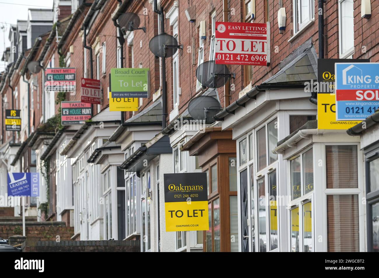 Selly Oak, Birmingham, 4th February 2024 Houses for rent in Selly Oak