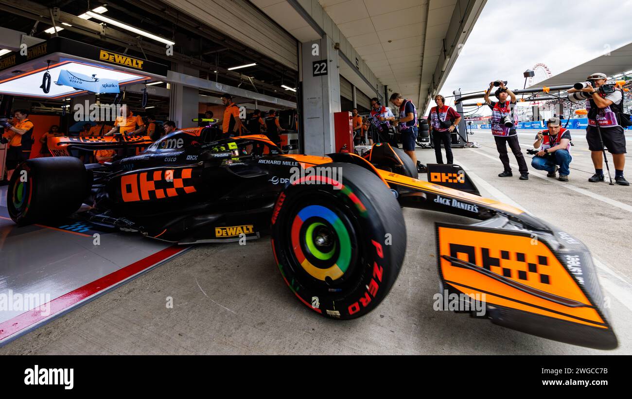 Suzuka Grand Prix Circuit, 4 February 2024 Lando Norris (GBR) of