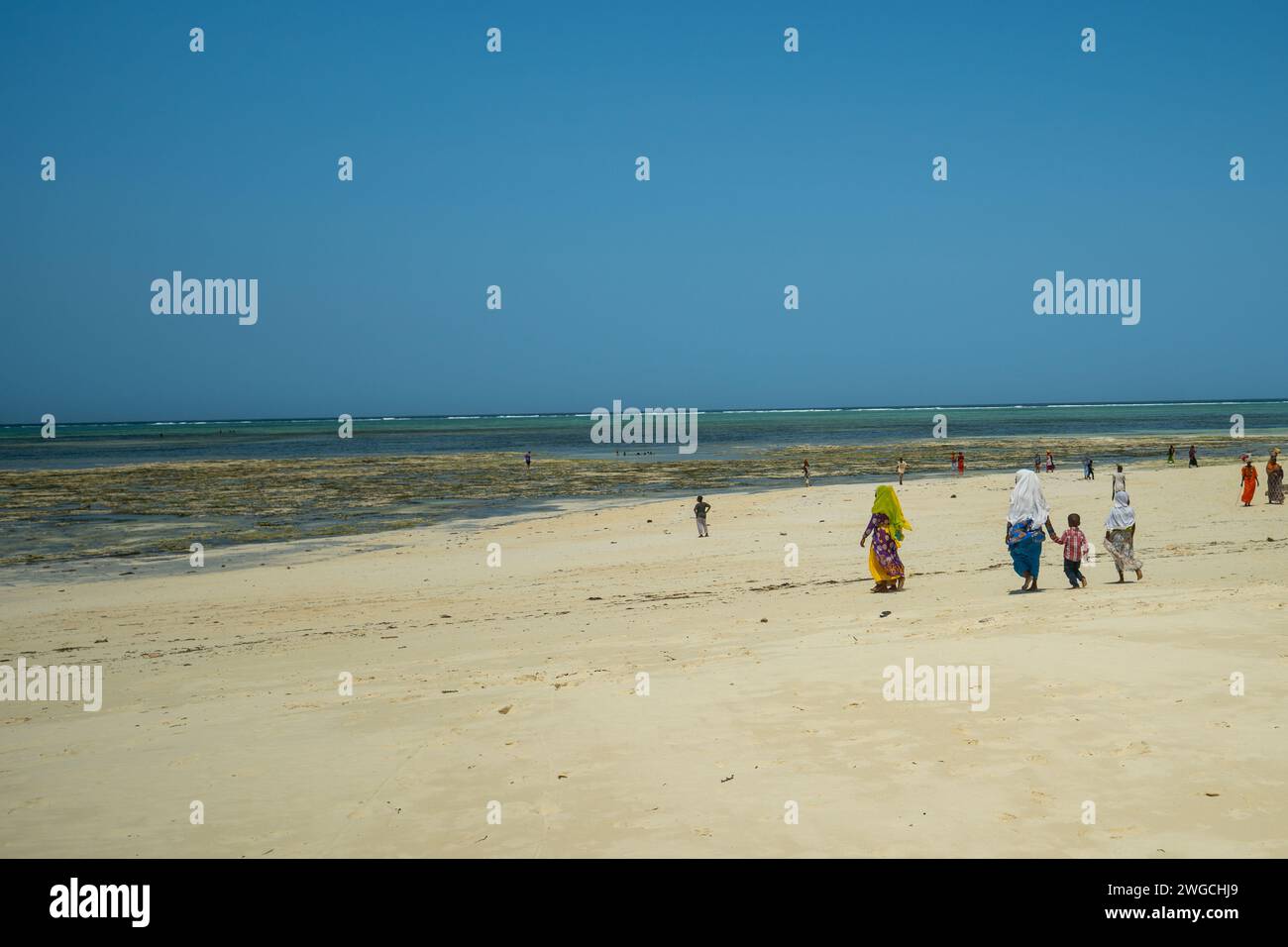 Swahili Women in Zanzibar Tanzania Stock Photo