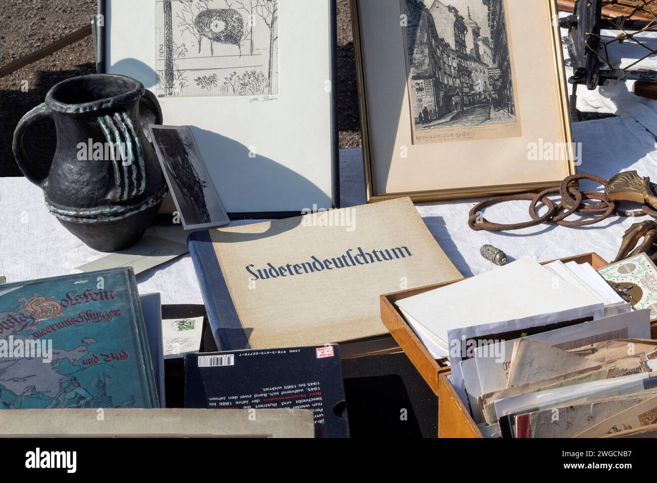 Sudentendeutschum, Flea Market Stock Photo