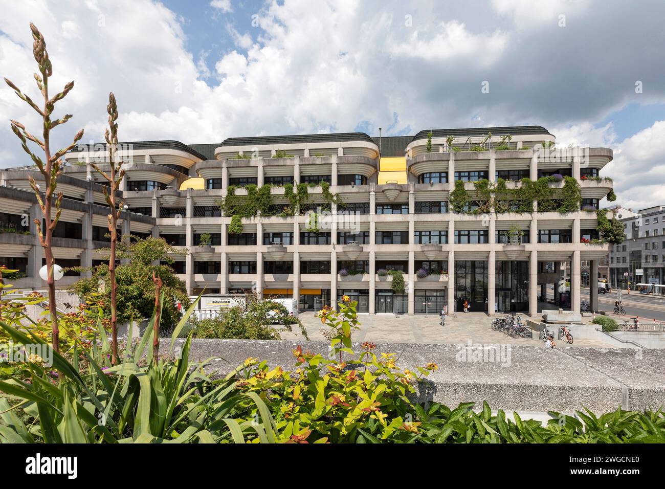 Neue Rathaus, Magistrat Der Stadt Linz OÖ, Austria Stock Photo - Alamy