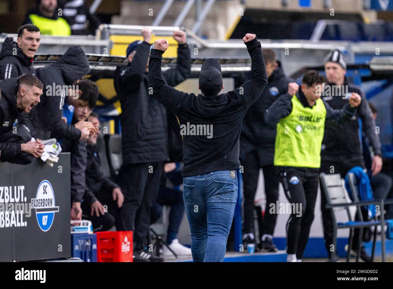 04 February 2024, North RhineWestphalia, Paderborn Soccer Bundesliga