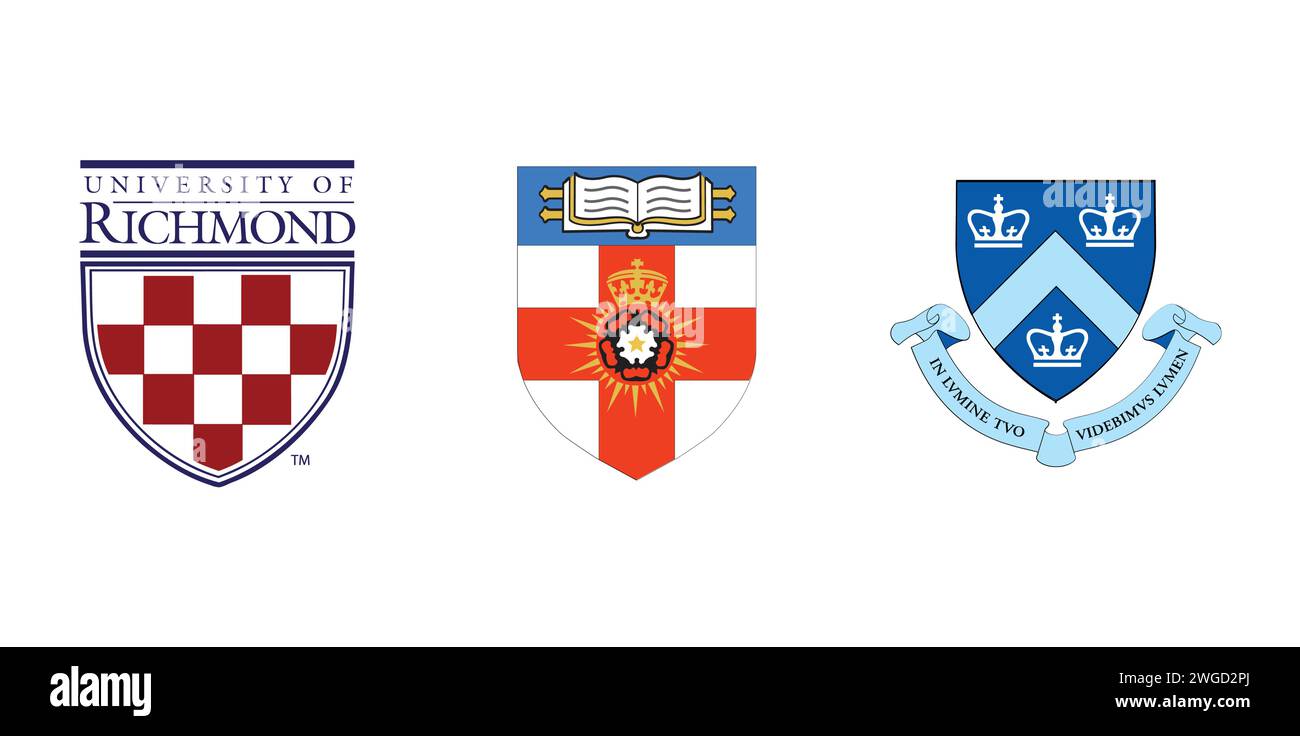 Columbia university shield Stock Vector Images Alamy