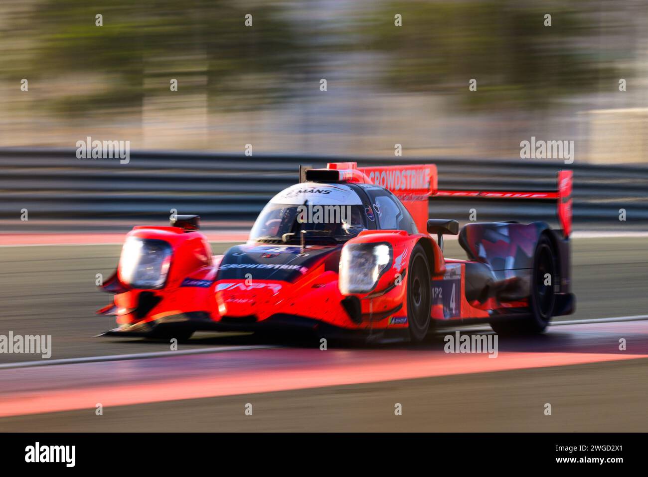 Dubai,UAE.4th Feb 2024.Asian Le Mans 4H of Dubai Race Day Crowdstrike