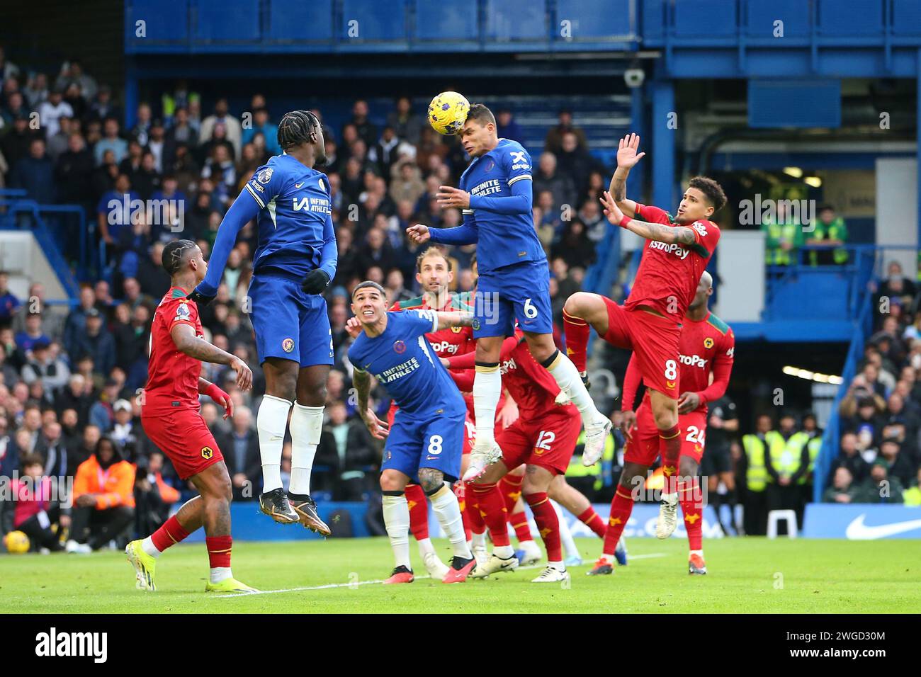Stamford Bridge, Chelsea, London, UK. 4th Feb, 2024. Premier League ...