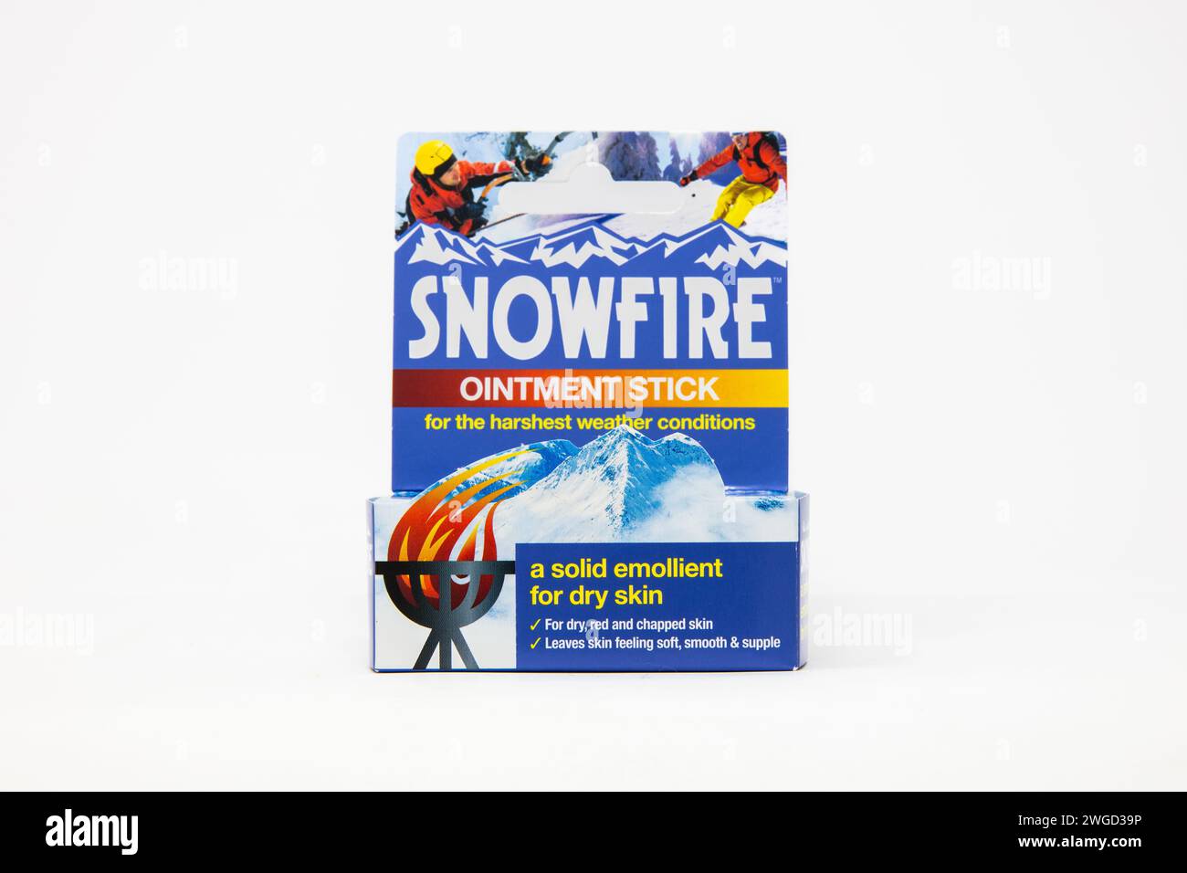 Snowfire Ointment Stick 18g. Stock Photo
