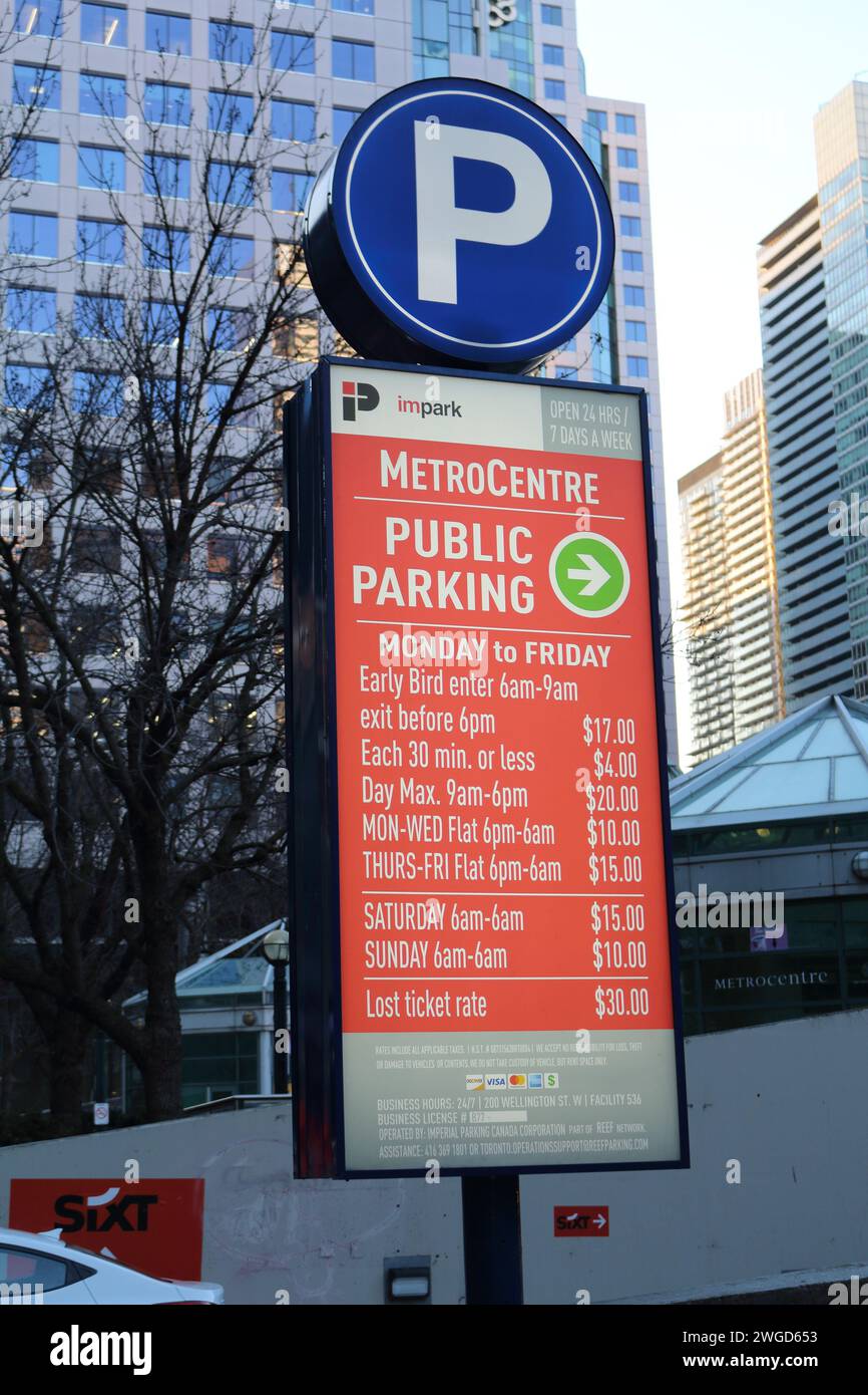 Toronto Public Parking Stock Photo Alamy toronto-public-parking-stock-photo-alamy