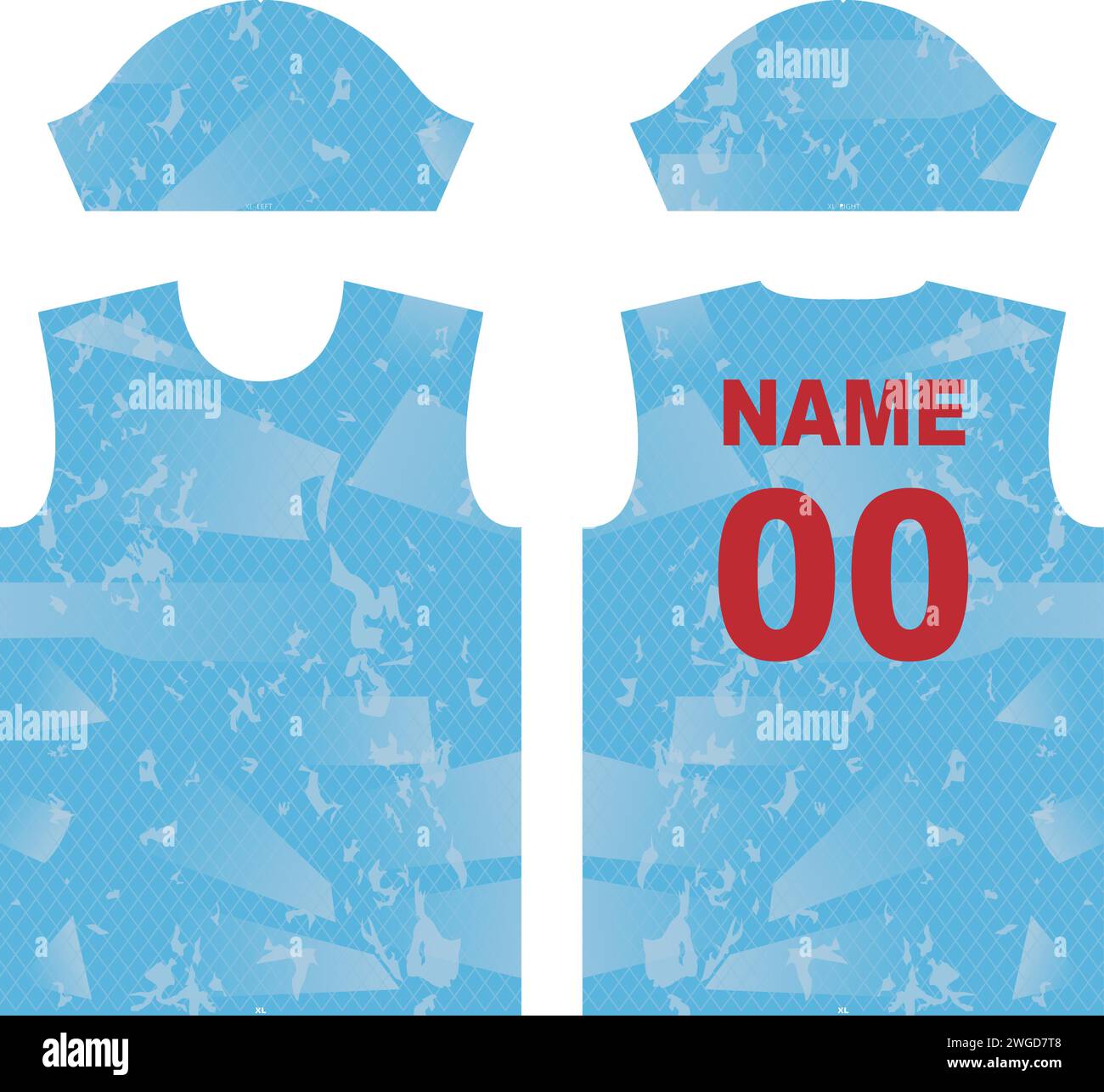 Tshirt and Jersey Design for Sublimation Print Stock Vector Image