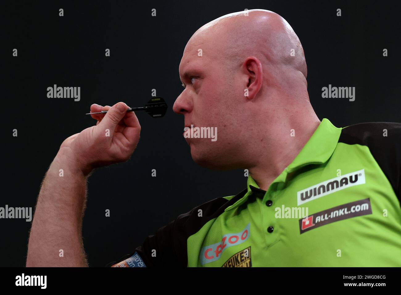 Marshall Arena, Milton Keynes, UK. 4th Feb, 2024. 2024 PDC Cazoo Darts