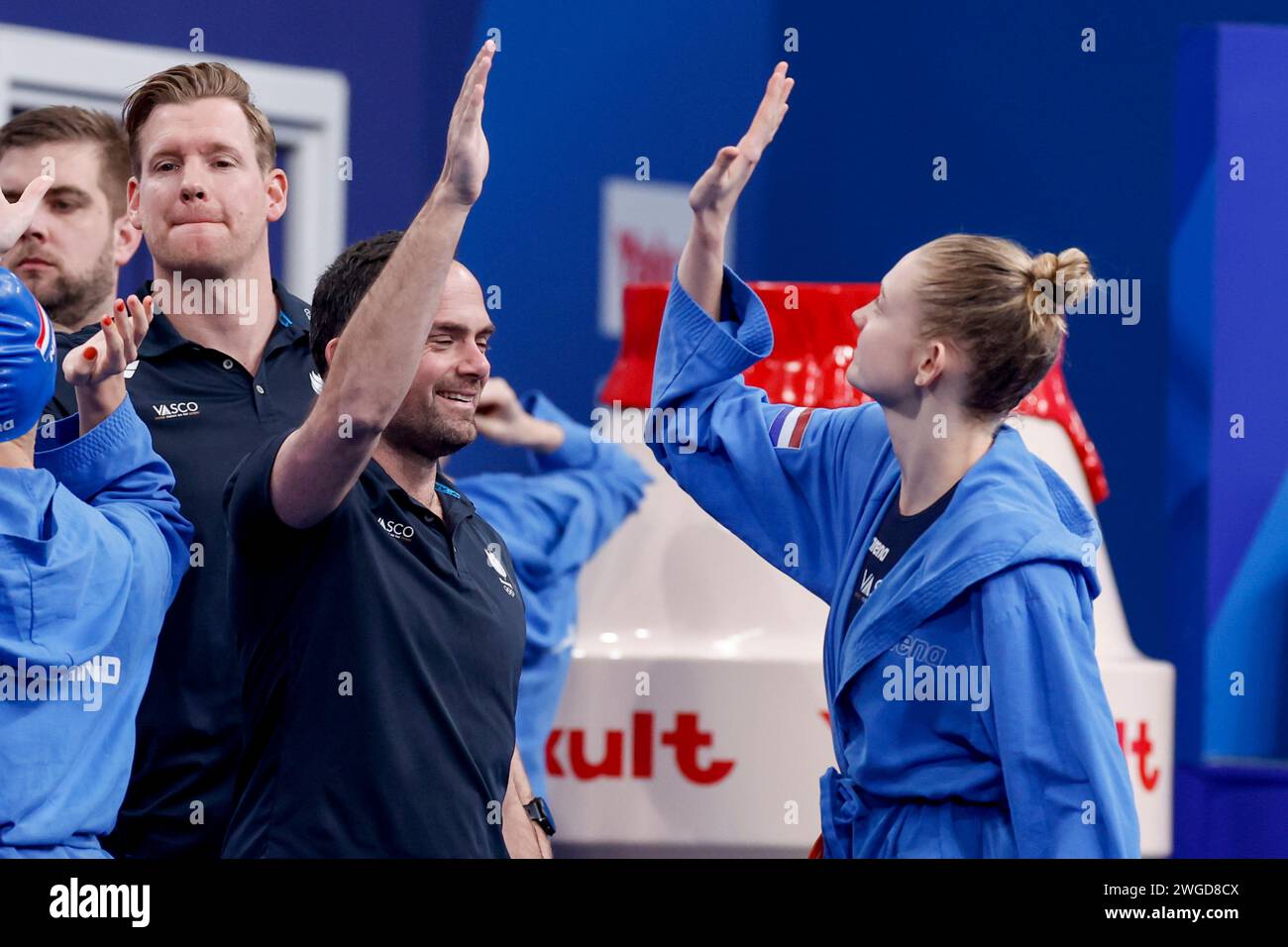 Doha, Qatar. 04th Feb, 2024. DOHA, QATAR FEBRUARY 4 head coach