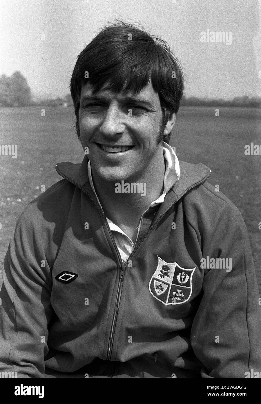 File photo dated 25-03-1974 of Rugby player Barry John of Cardiff and Wales. Former Wales and British and Irish Lions fly-half Barry John has died aged 79, his family have said in a statement. Issue date: Sunday February 4, 2024. Stock Photo