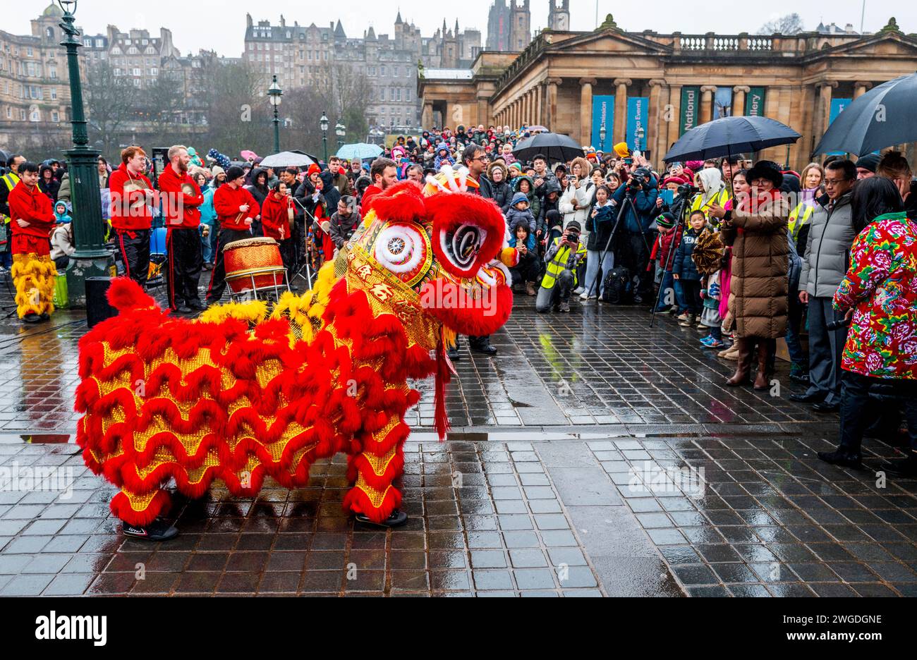 Edinburgh Chinese New Year Festival at the Mound featuring special