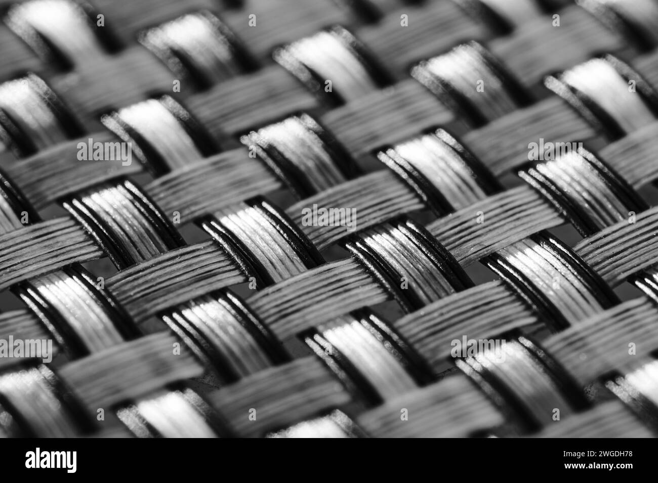 Abstract plastic braided background in close-up Stock Photo - Alamy