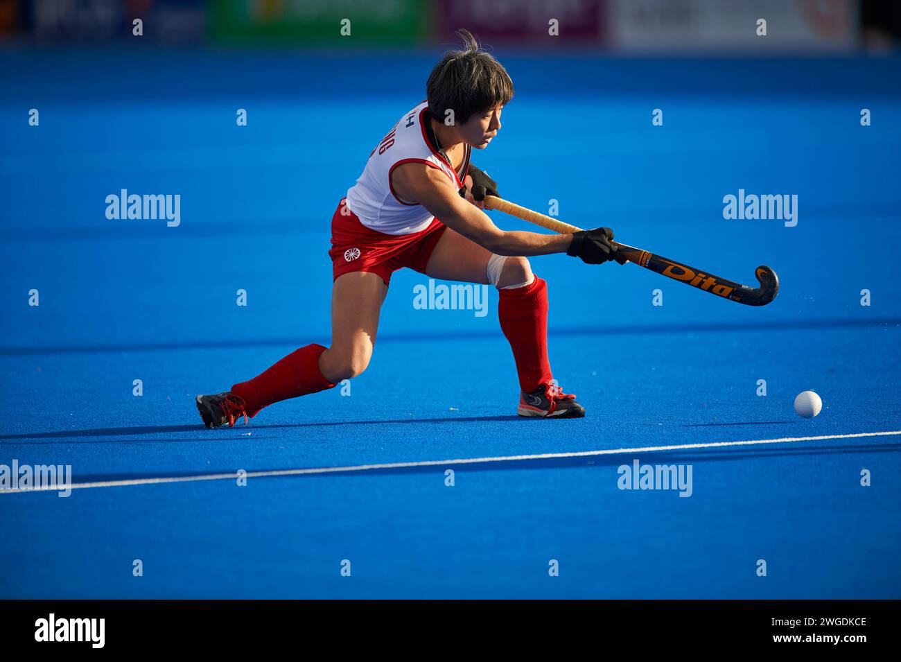 Elise Michaela Vu Wong from Canada Team in action during the FIH Hockey