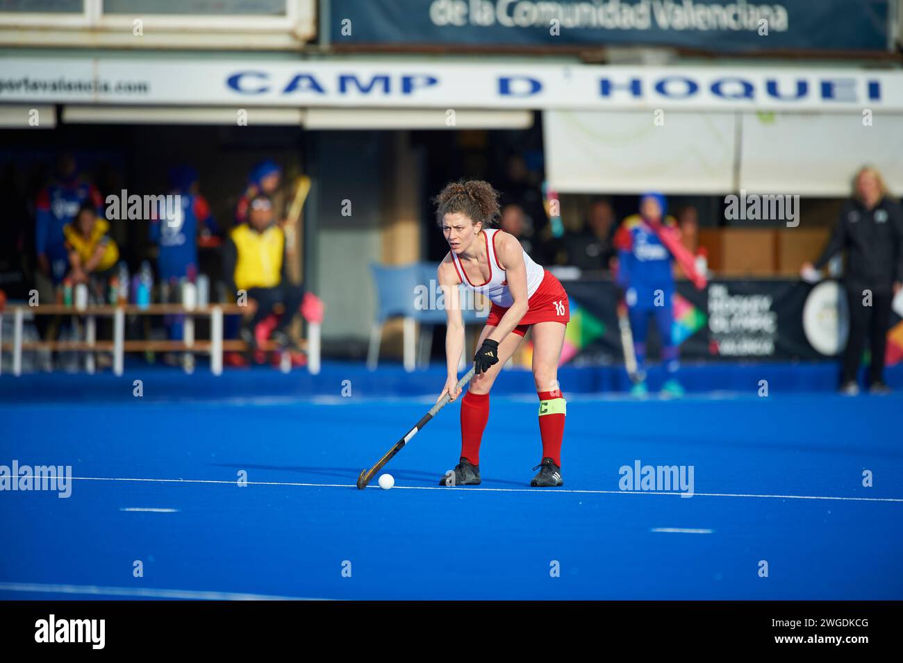 Natalie Joy Sourisseau from Canada Team in action during the FIH Hockey