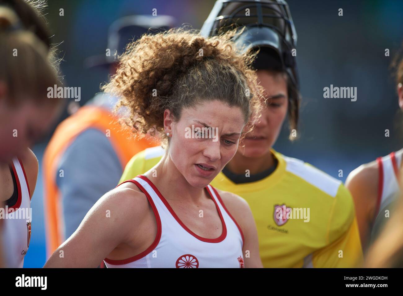 Natalie Joy Sourisseau from Canada Team in action during the FIH Hockey