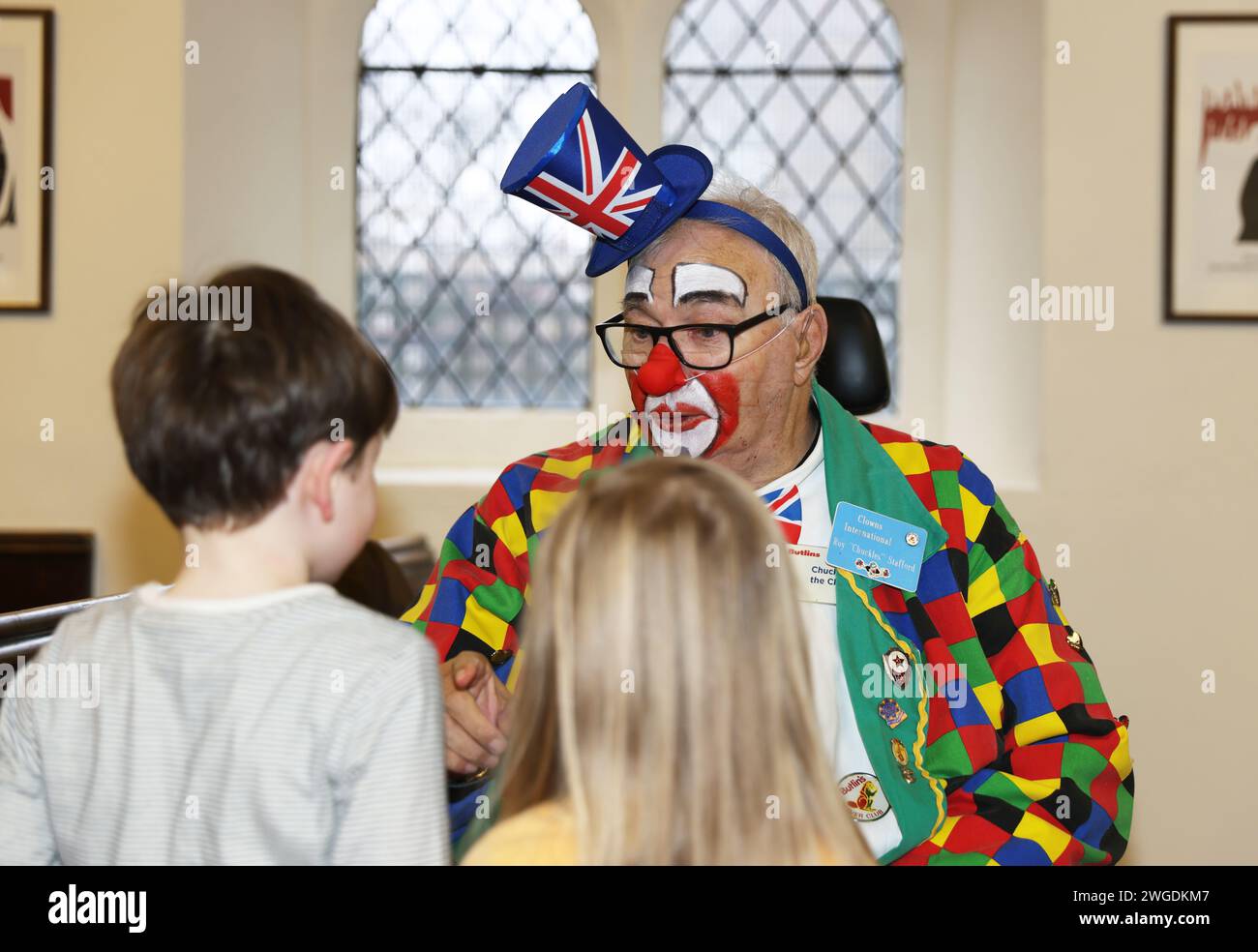 London, UK. 4th February 2024. In it's 78th year, clowns descend on All