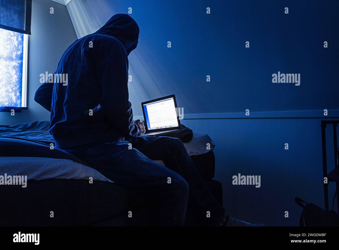 A hacker. Stock Photo