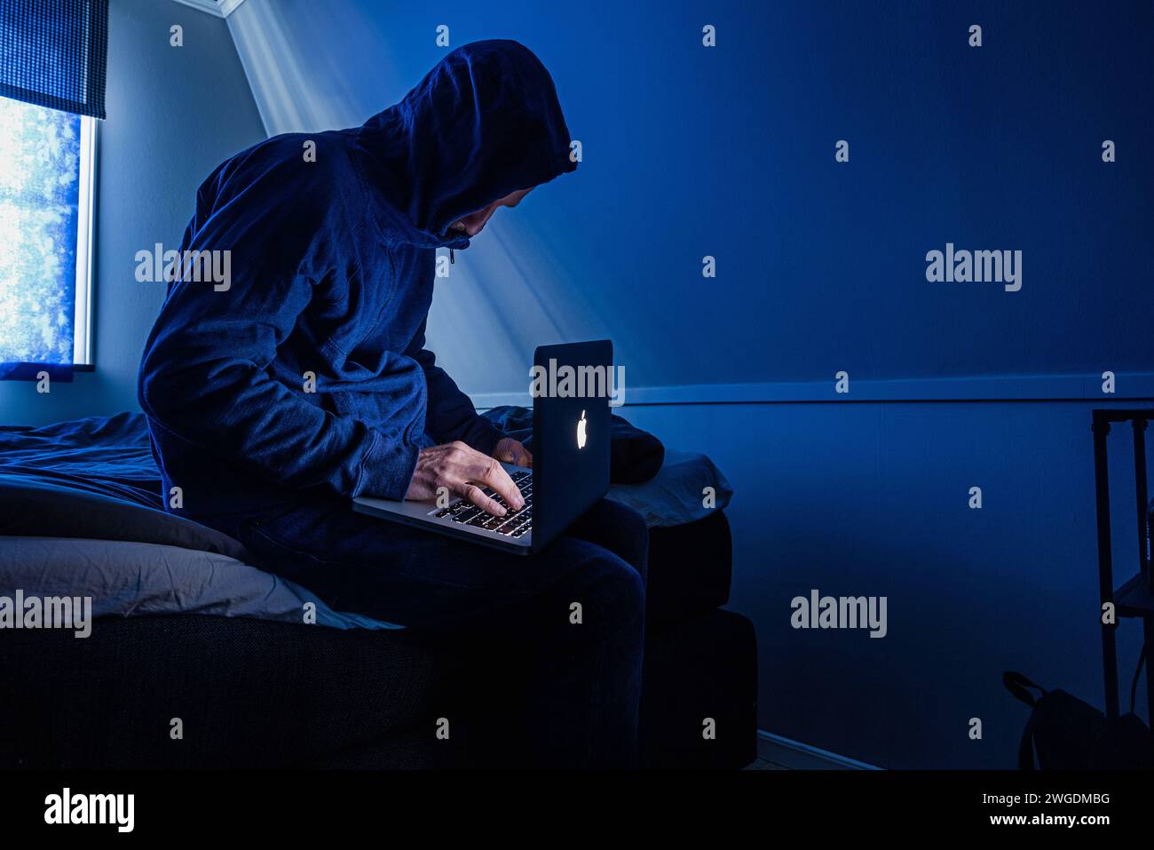 A hacker. Stock Photo