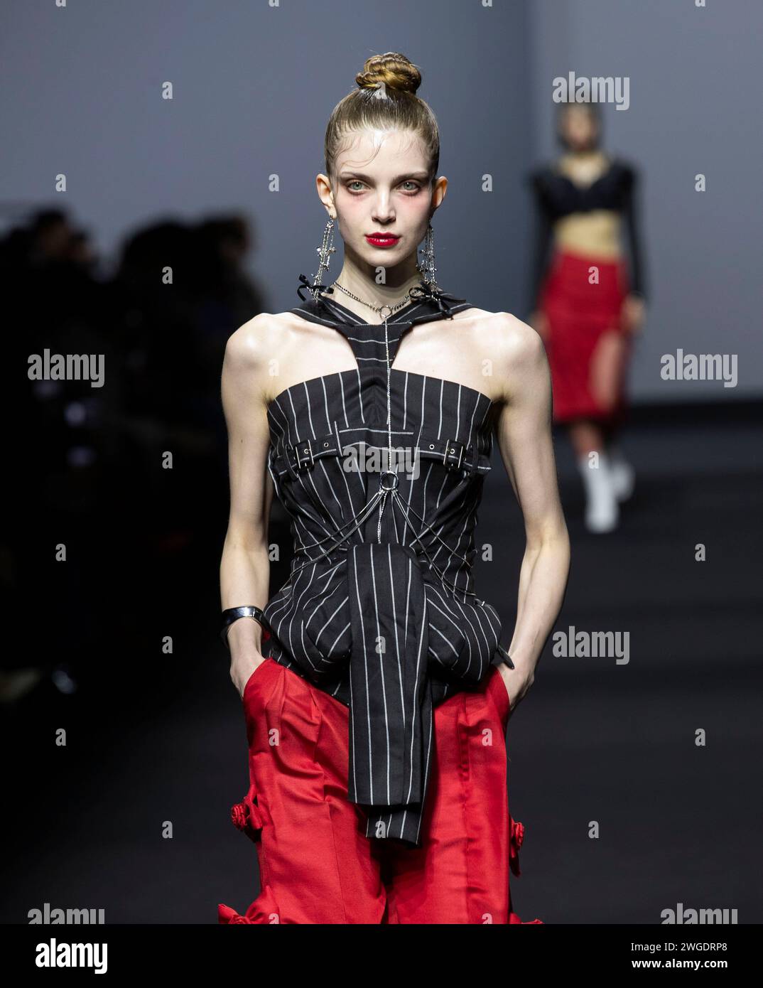 Seoul, South Korea. 4th Feb, 2024. A model walks the runway during the
