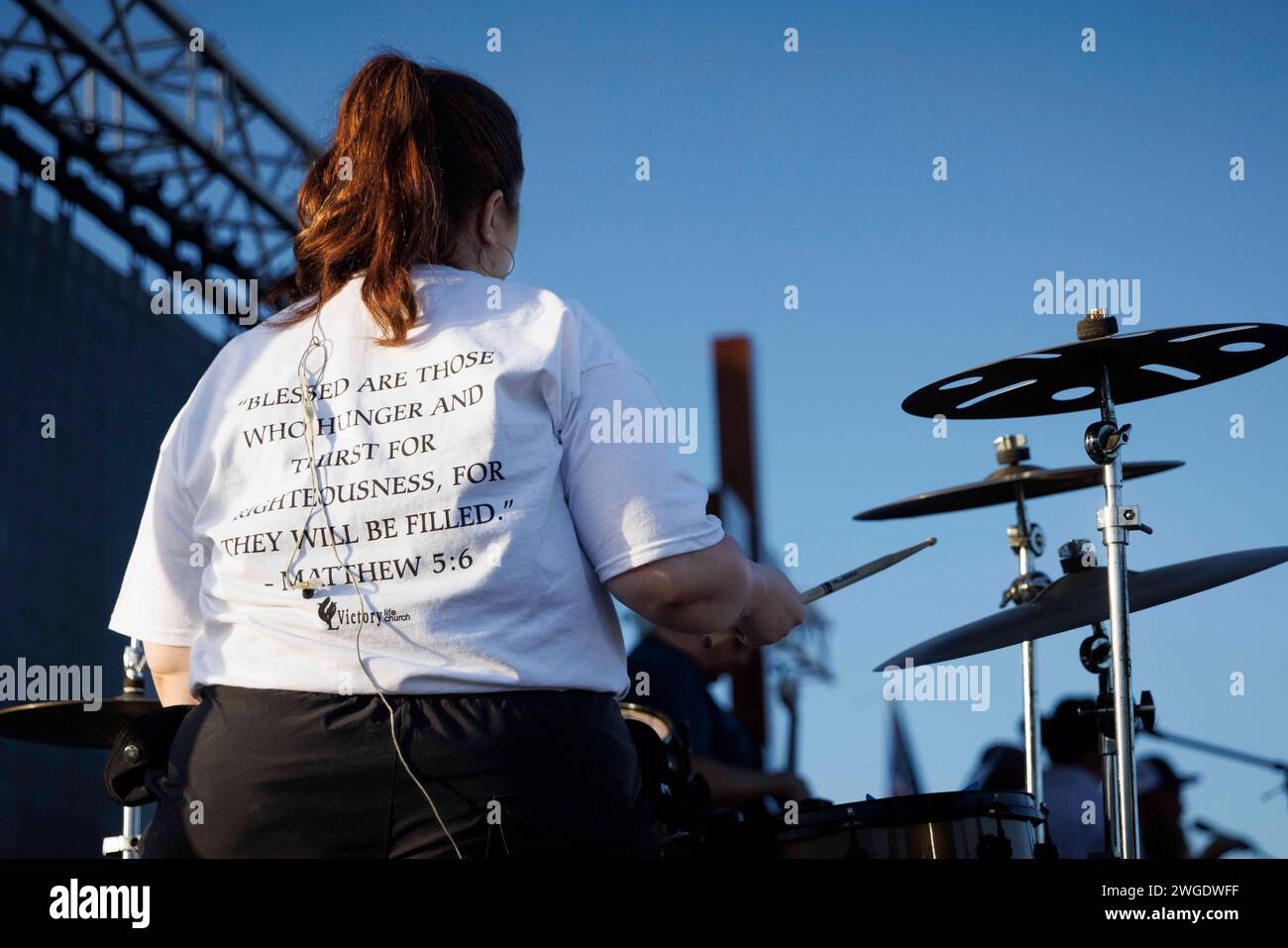 Quemado, USA. 03rd Feb, 2024. The "Take Our Border Back" convoy closed