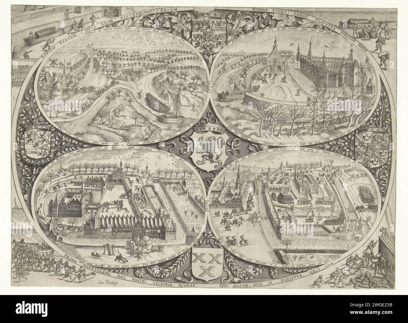 Intake of Breda, 1590, 1597 - 1601 print The intake of Breda by the ...
