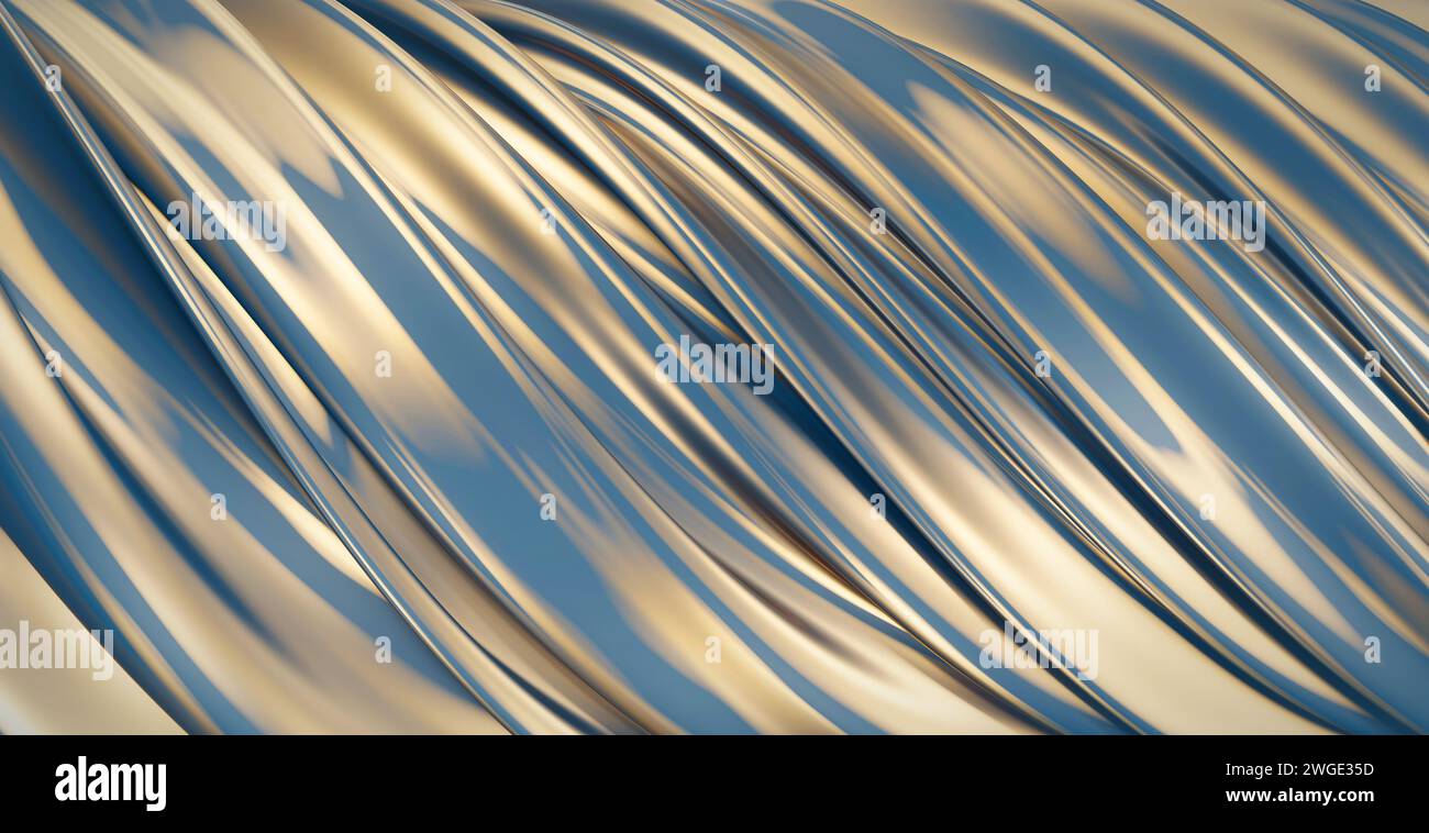 Abstract Background Waves Curve 3D Rendering Without AI Generated Stock ...