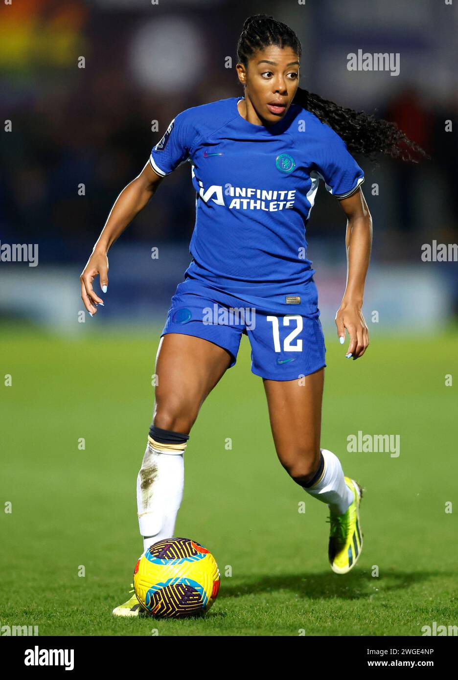 Chelsea's Ashley Lawrence in action during the Barclays Women's Super