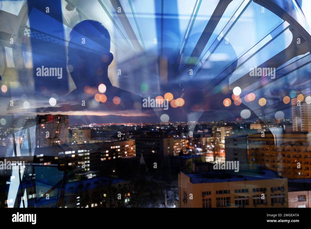 Group of business people work together in office Stock Photo - Alamy