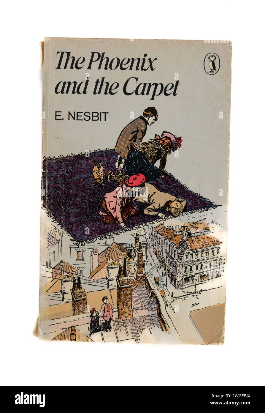 The Phoenix and the Carpet book by E Nesbit Stock Photo