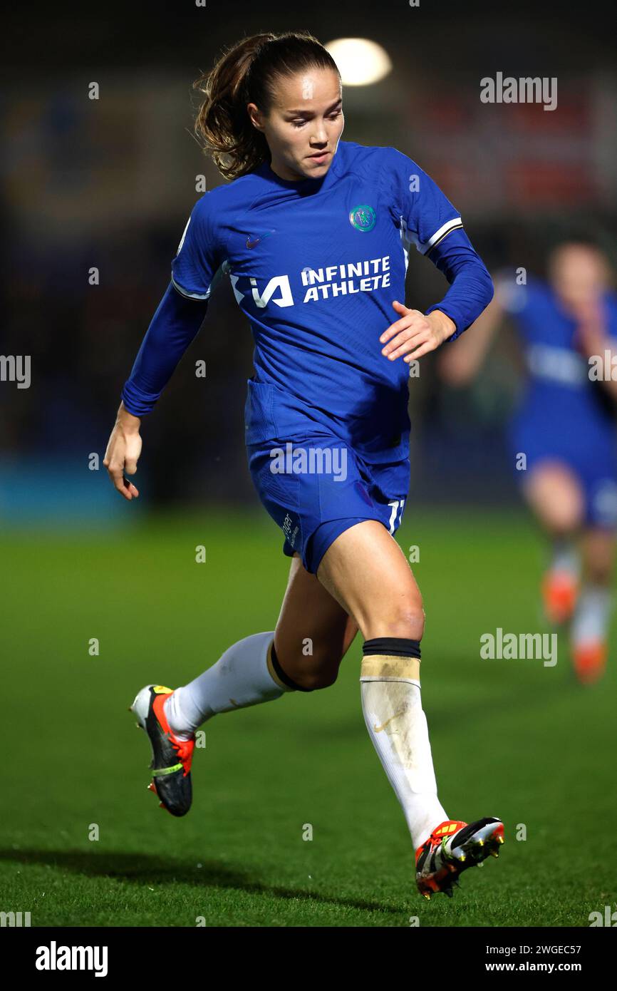 Chelsea's Guro Reiten in action during the Barclays Women's Super ...