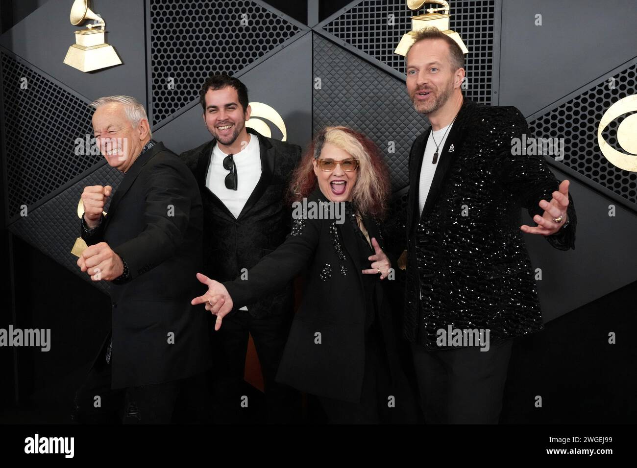 The String Revolution arrive at the 66th annual Grammy Awards on Sunday ...
