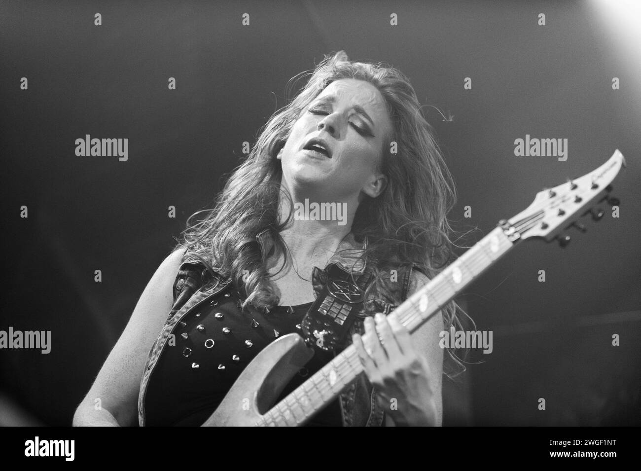 Munich, Germany. 02nd Feb, 2024. Courtney Cox (Guitar) from Burning