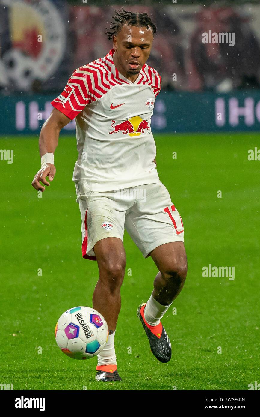  Leipzig, Deutschland 04. Februar 2024: 1.BL - 2023/2024 - RB Leipzig vs 