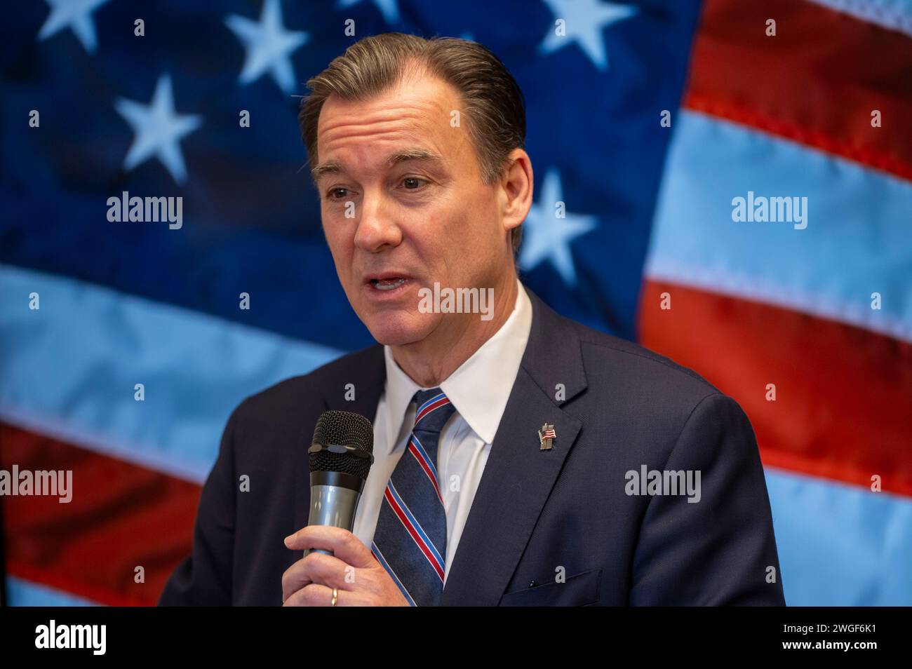 New York, New York, USA. 4th Feb, 2024. (NEW) Tom Suozzi Holds A ...