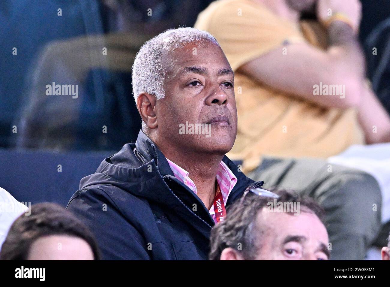 Moise Riner father of Teddy Riner during the Paris Grand Slam 2024 IJF