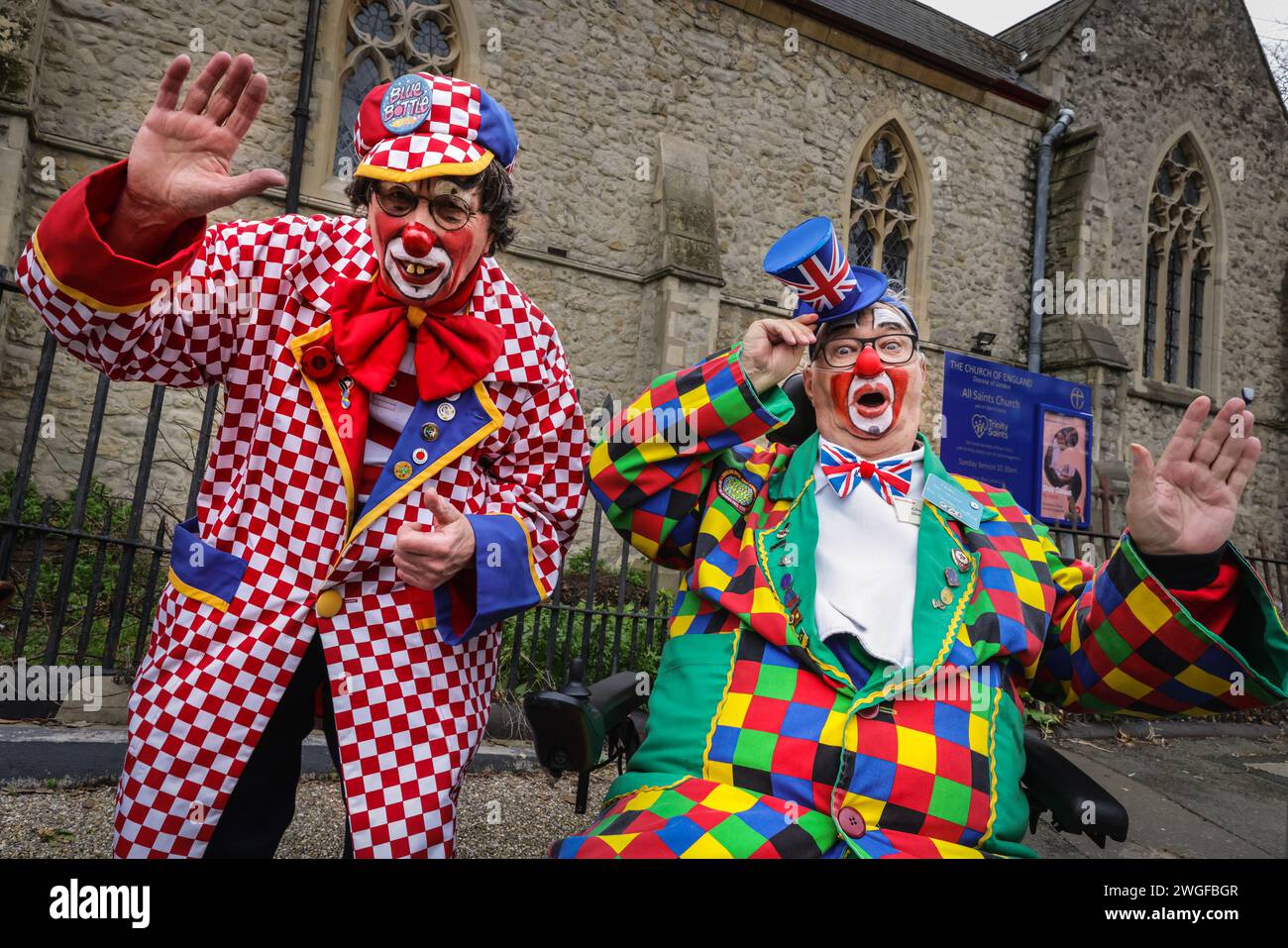 Clowns in costume hi-res stock photography and images - Alamy