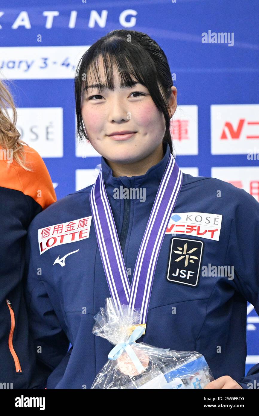 Aomori, Japan. Credit MATSUO. 3rd Feb, 2024. Emika Miyagawa (JPN