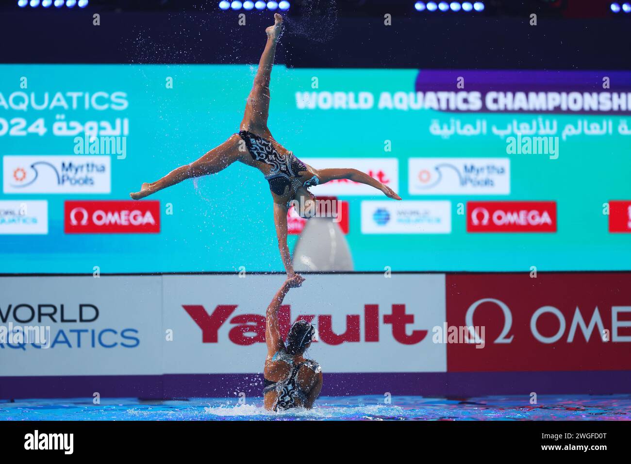 Doha, Qatar. 4th Feb, 2024. United States team group (USA) Artistic
