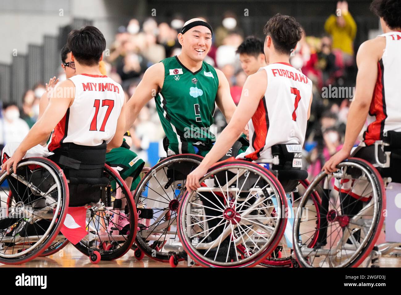 Ryuga Akaishi (Lions), FEBRUARY 4, 2024 Wheelchair Basketball Final