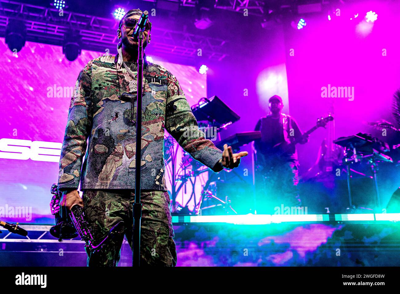 Italy 4 February 2024 Masego Micah Davis JamaicanAmerican musician