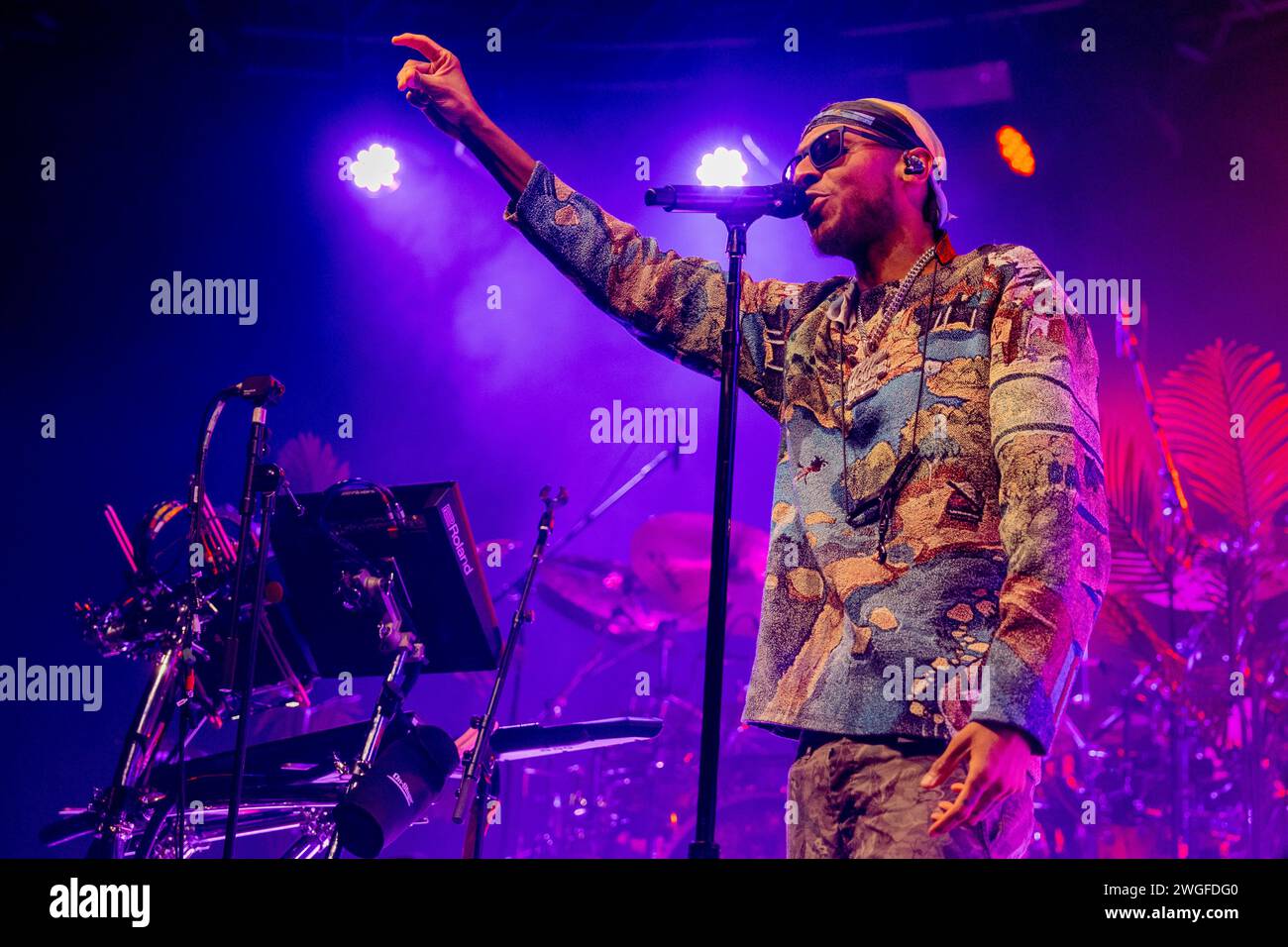 Italy 4 February 2024 Masego Micah Davis JamaicanAmerican musician