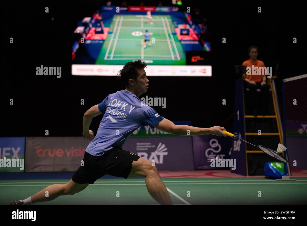 Bangkok, Bangkok, Thailand. 4th Feb, 2024. LOH Kean Yew of Singapore ...