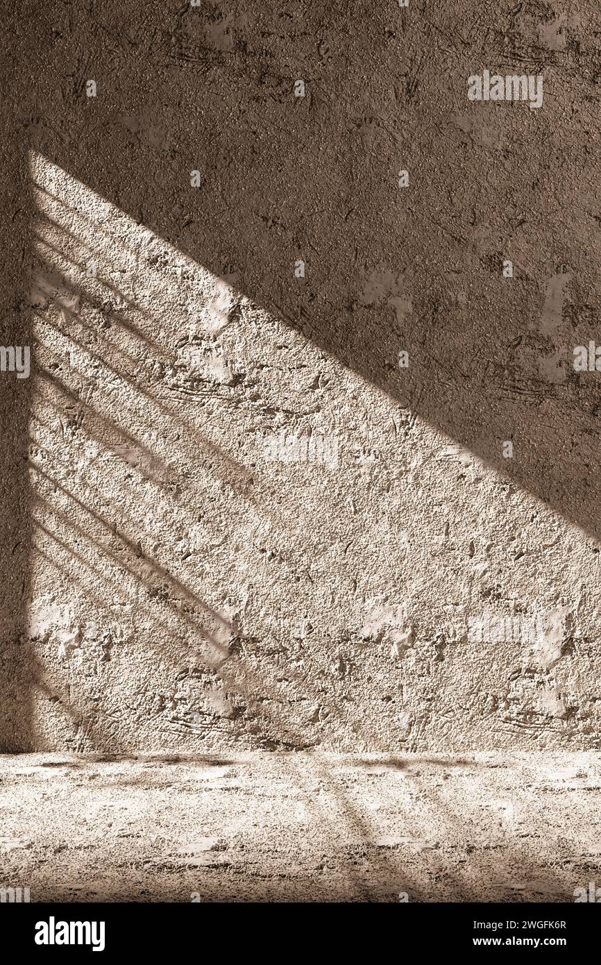 Sunshine, tree shadows, various texture backgrounds. 3d rendering Stock ...
