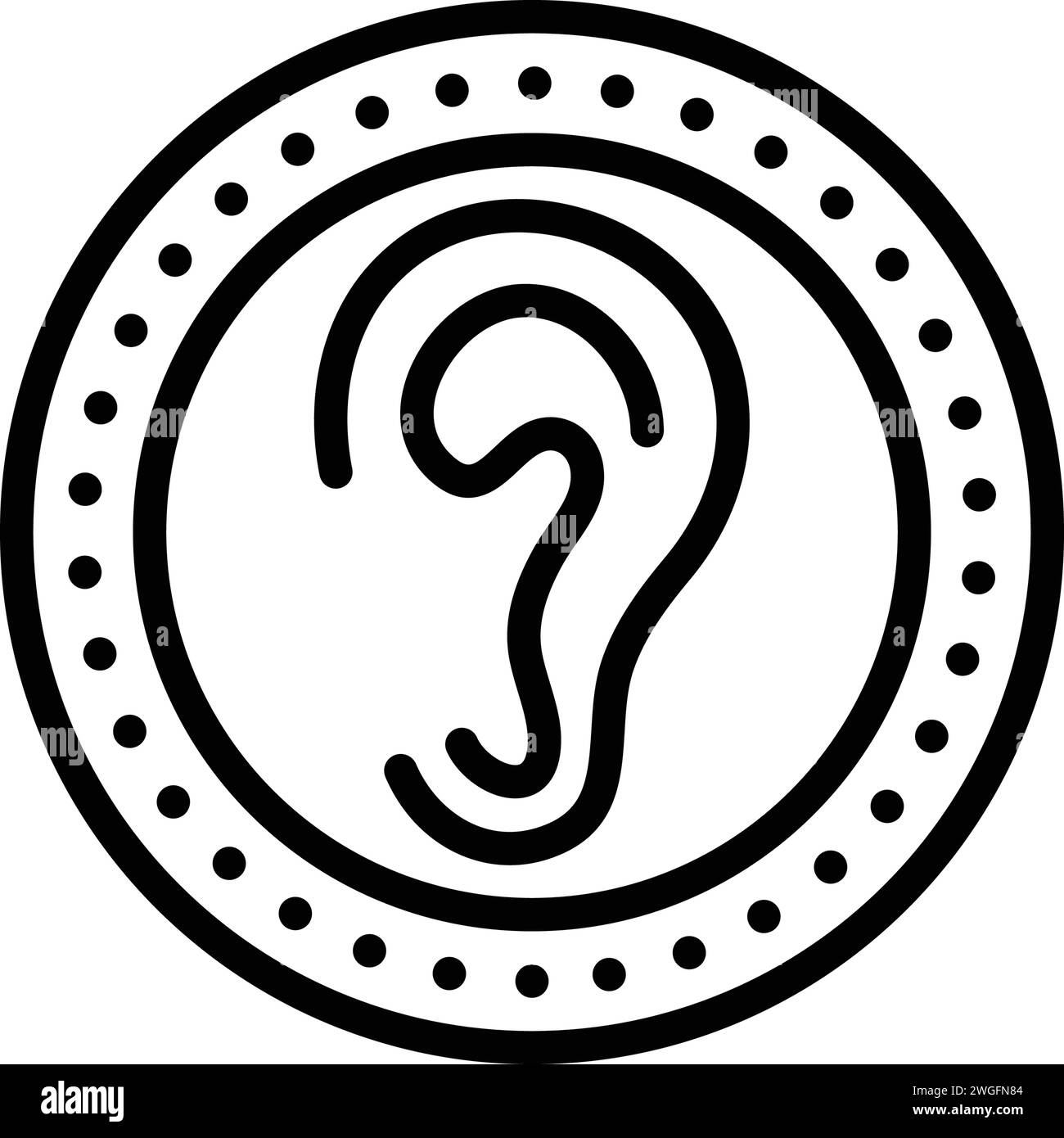 Icon for hear,listen Stock Vector Image & Art - Alamy